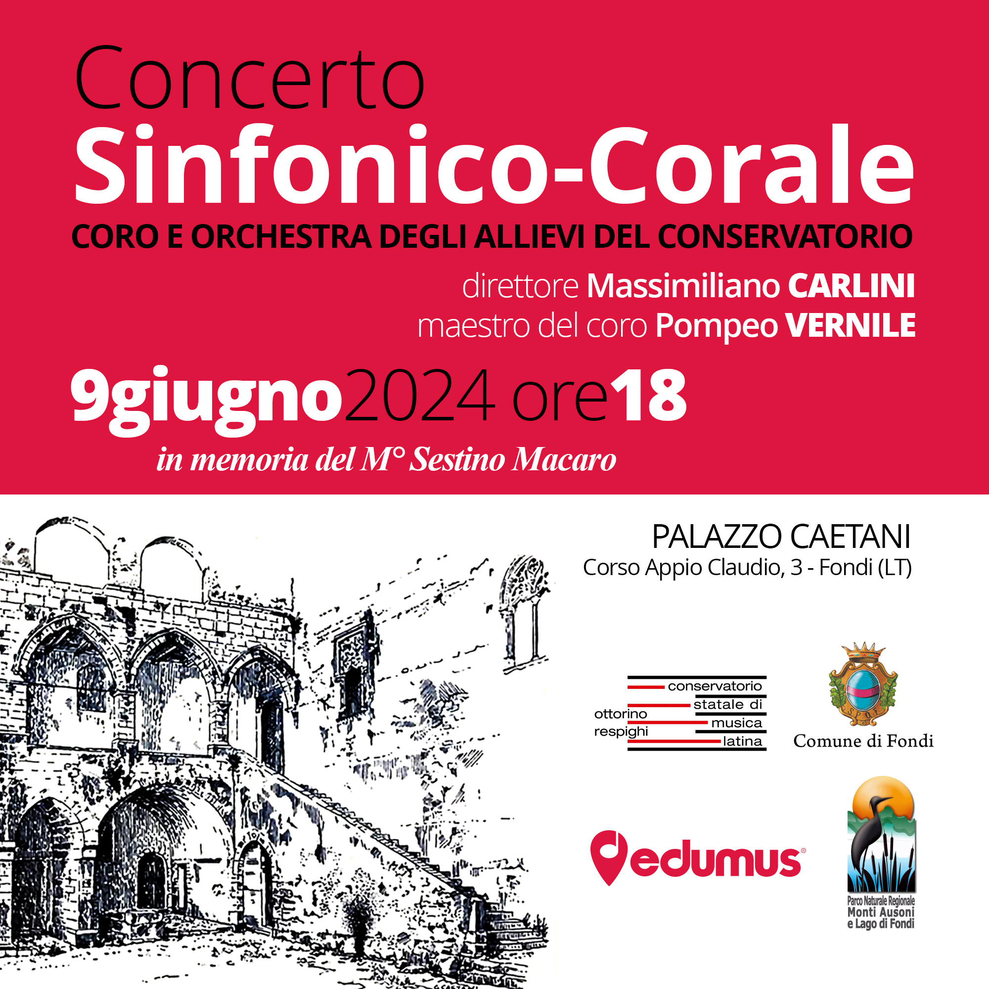 Concerto in memoria del M. sestino Macaro - Premio Edumus 2024