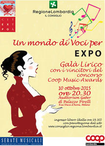 Il 10 ottobre presso lâ€™Auditorium Giorgio Gaber di Palazzo Pirelli